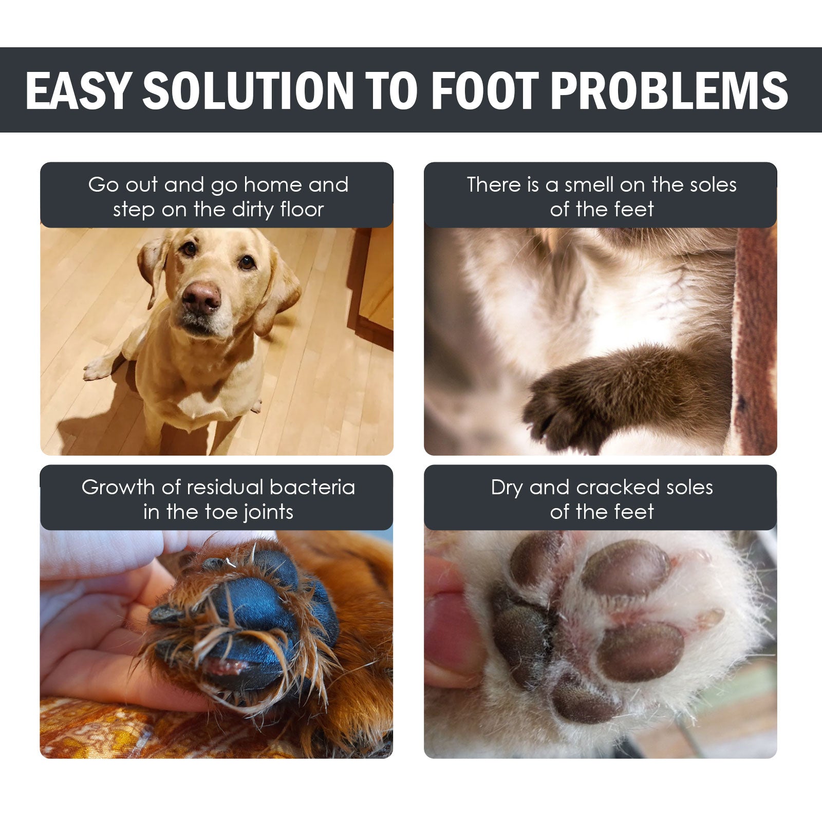 Yegbong Pet Paw Cleaner, Dog Cat Paw Cleaning Foot Care Cleaner