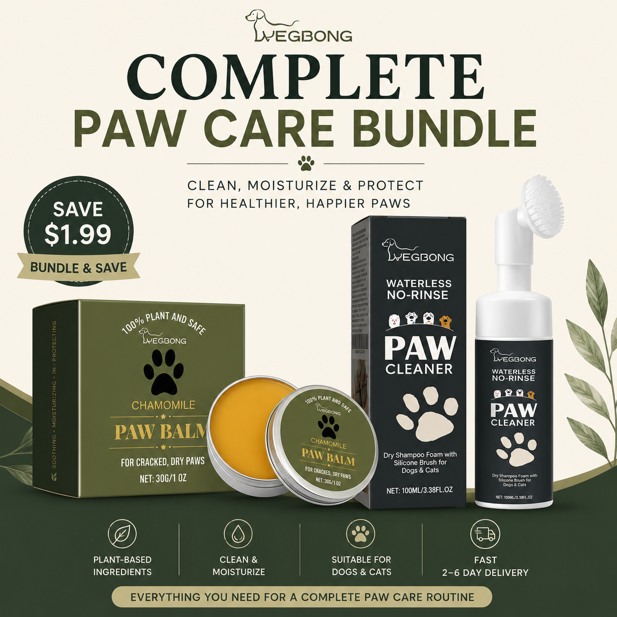 Complete Paw Care Bundle